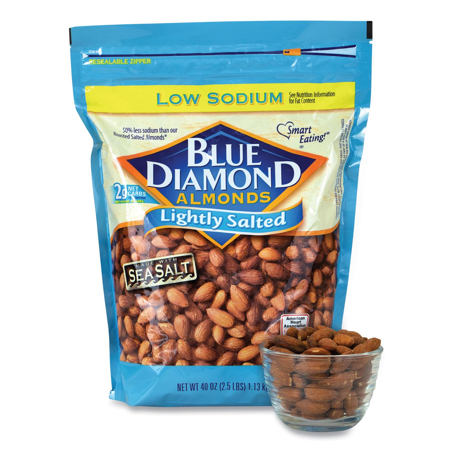 Blue Diamond Almonds Low Sodium Lightly Salted