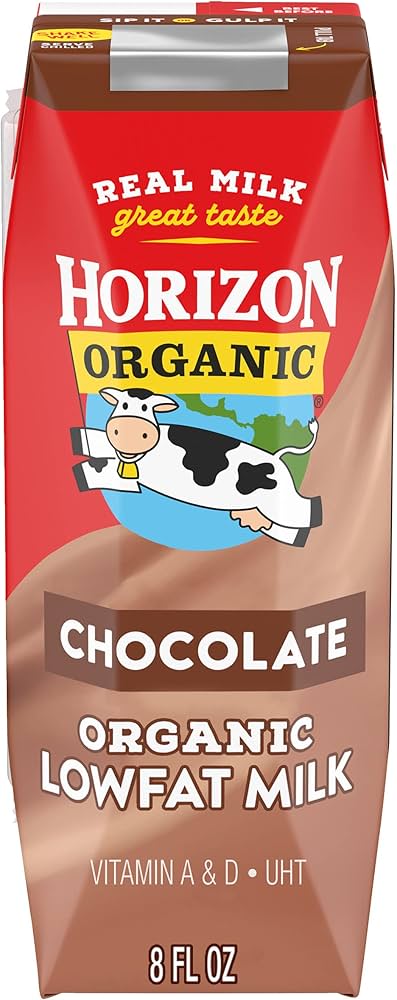 Horizon Organic Shelf-Stable 1% Low Fat Milk Boxes, Chocolate
