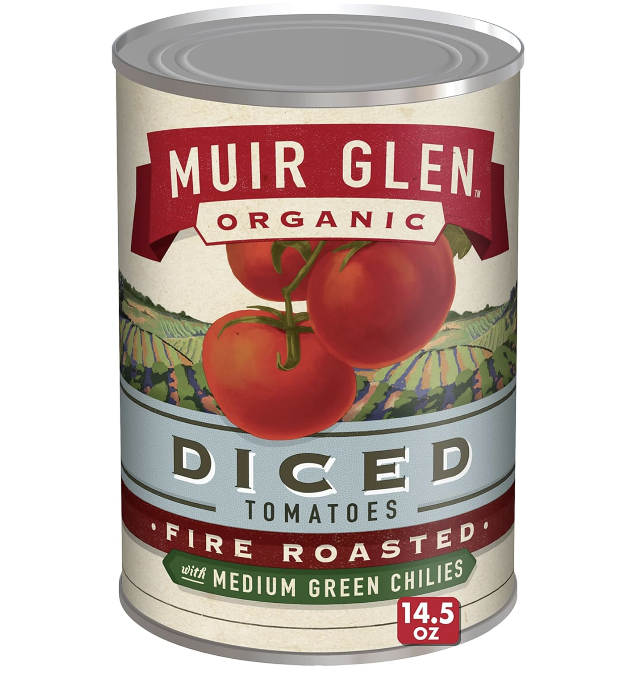 Fire Roasted Diced Tomatoes with Medium Green Chilies