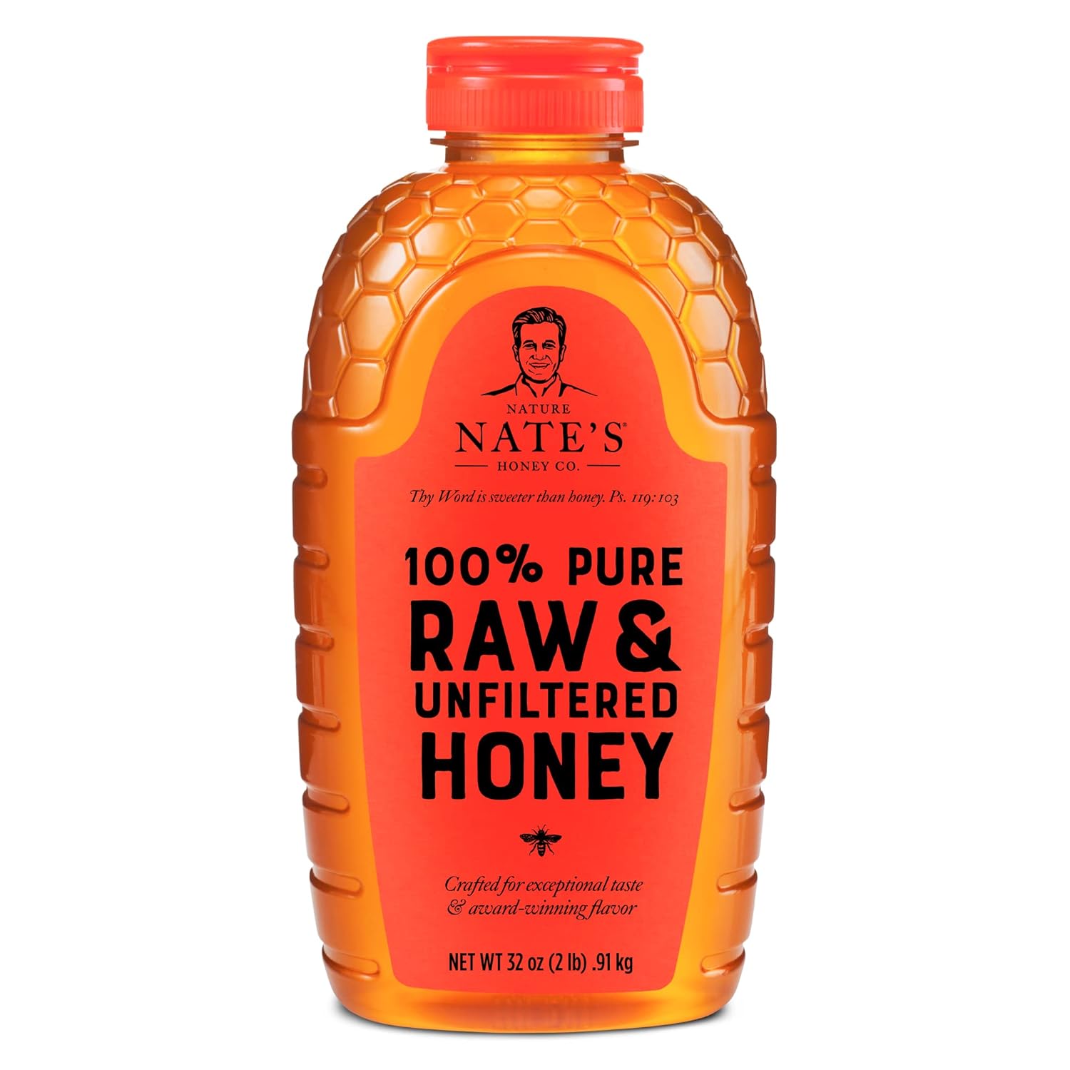 Nate's 100% Pure, Raw & Unfiltered Honey