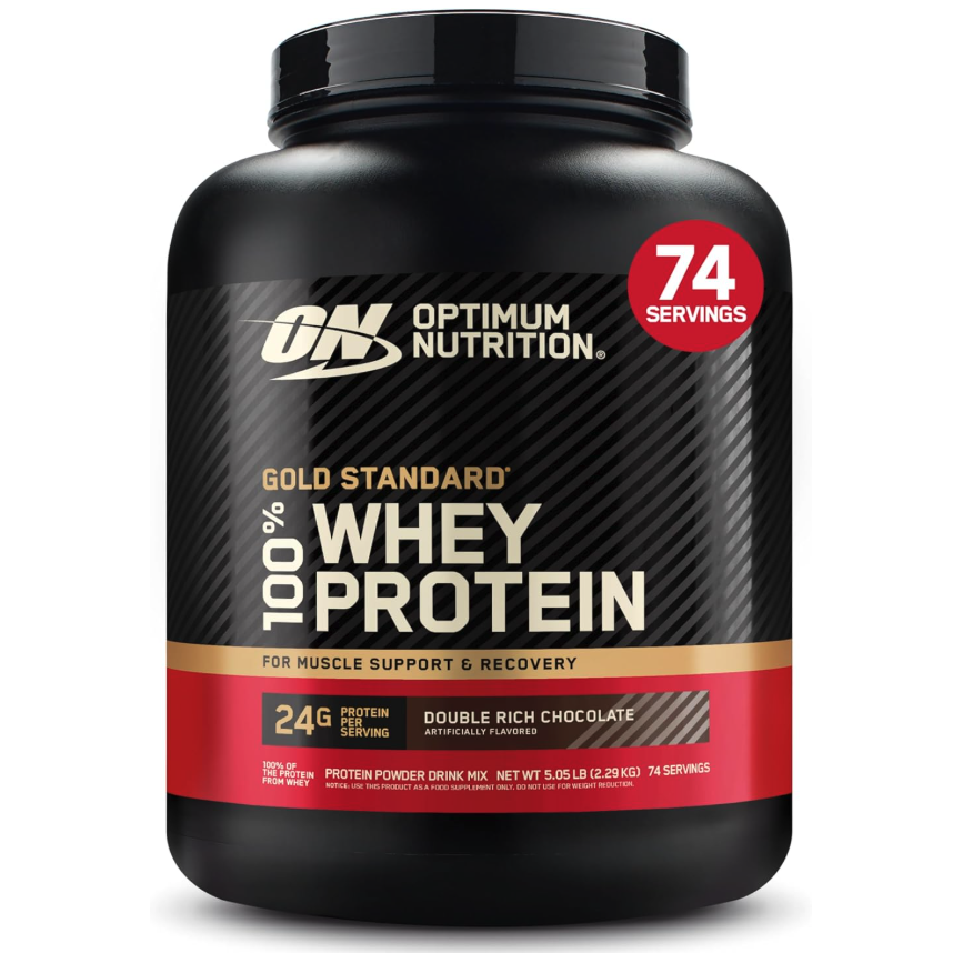 Gold Standard 100% Whey Protein Powder, Double Rich Chocolate