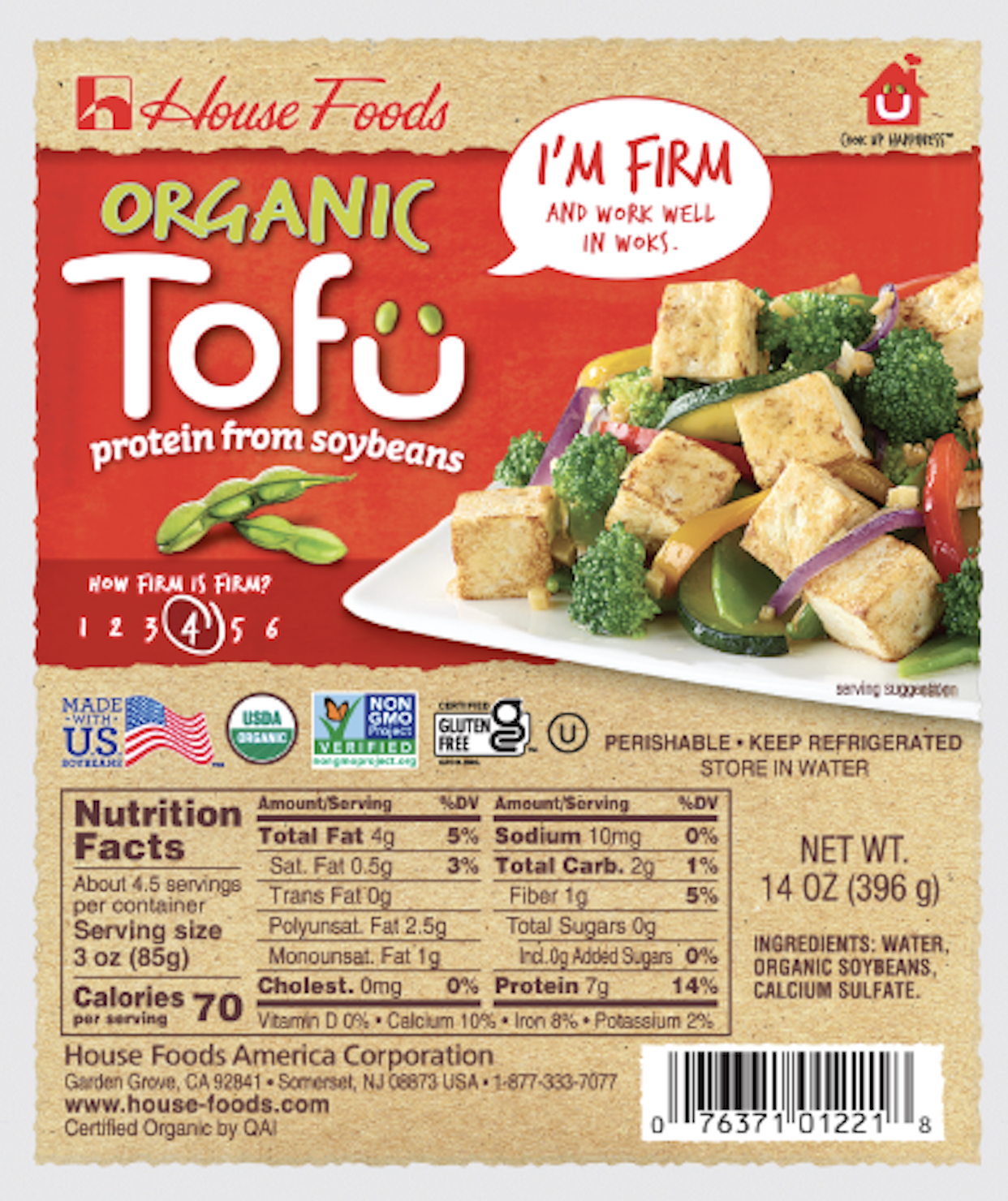 House Foods Organic Tofu Firm