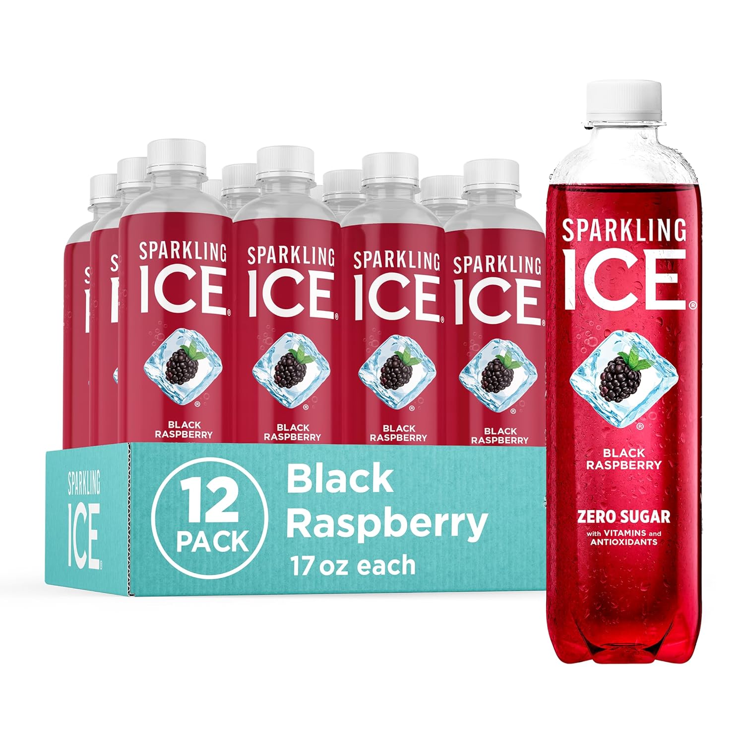 Sparkling Ice, Black Raspberry Sparkling Water